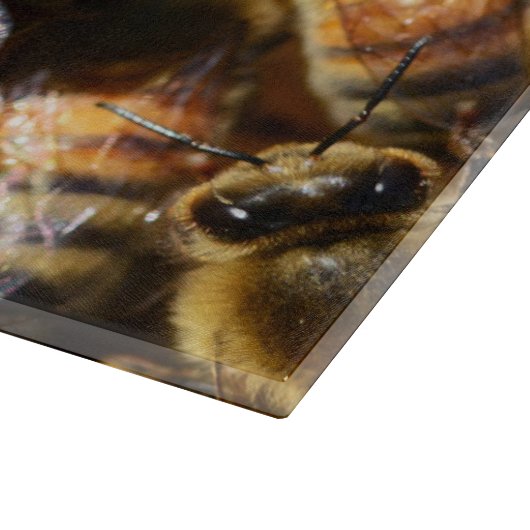 Planche À Découper Beaucoup d'abeilles de miel (Coin)