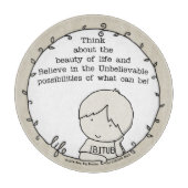 Planche À Découper Beauté de la vie (Devant)