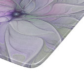 Planche À Découper Beauté étonnante Fleur d'art Abstrait fractal mode (Coin)