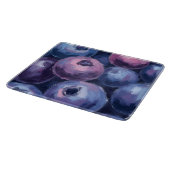 Planche À Découper Beaux Bleuets | Peinture de Fruits (Coin)