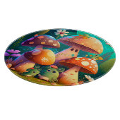 Planche À Découper Beaux champignons mignons (Coin)