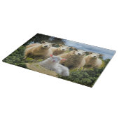 Planche À Découper Bébé agneau mouton troupeau troupeau troupeau (Coin)
