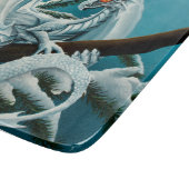 Planche À Découper Bébé Dragon d'hiver blanc (Coin)