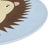 Planche À Découper Bébé Garçon Hérisson Cœur Bleu (Coin)