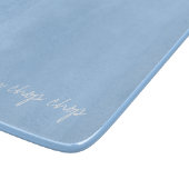 Planche À Découper Bébé personnalisé bleu (Coin)