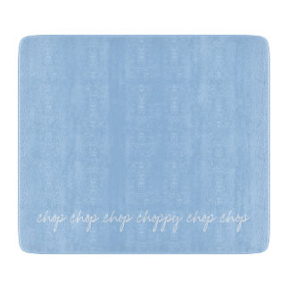 Planche À Découper Bébé personnalisé bleu
