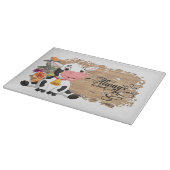 Planche À Découper Bébé Vache Rustique Brown (Coin)