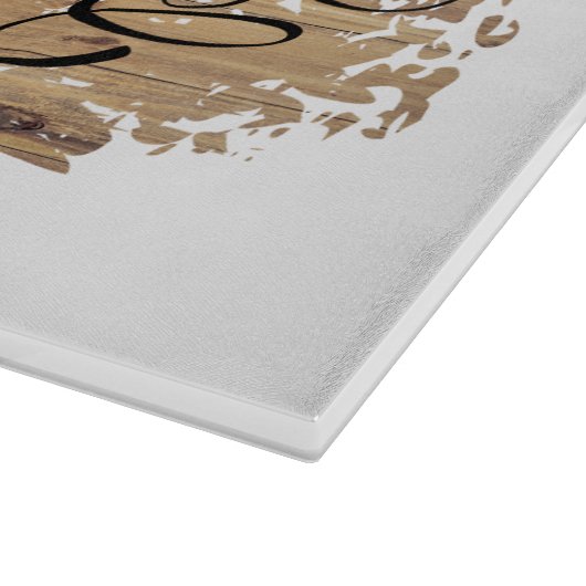 Planche À Découper Bébé Vache Rustique Brown (Coin)