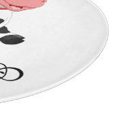 Planche À Découper Bébé Vache si heureux ensemble (Coin)