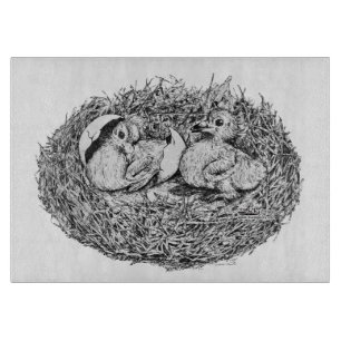 Planche À Découper Bébés Nid de Pigeon