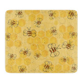 Planche À Découper Bee Buzzing Honey Bees mignonne (Devant)