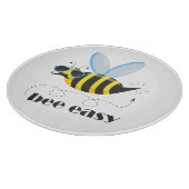 Planche À Découper Bee caractère avec mustache lunettes de soleil Bee (Coin)