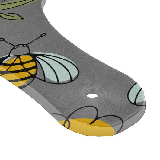 Planche À Découper Bees & Beurre sur Grey (Coin)