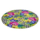 Planche À Découper Bégonia et palmettes d'orchidée (Coin)