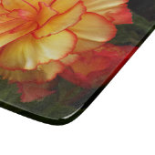 Planche À Découper Bégonia jaune et rouge Tuberous Floral (Coin)