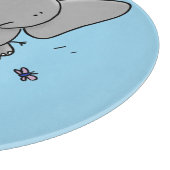 Planche À Découper Belle adorable dessin d'éléphant bébé (Coin)