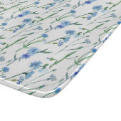 Planche À Découper Belle aquarelle cornfleurs (Coin)