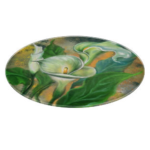 Planche À Découper Belle Calla Lily Planche Coupe Peinture