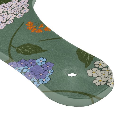 Planche À Découper Belle, couleur pastel Hydrangea & Fleur sauvage (Coin)