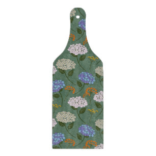 Planche À Découper Belle, couleur pastel Hydrangea & Fleur sauvage