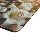 Planche À Découper Belle croix de lys de Pâques (Coin)