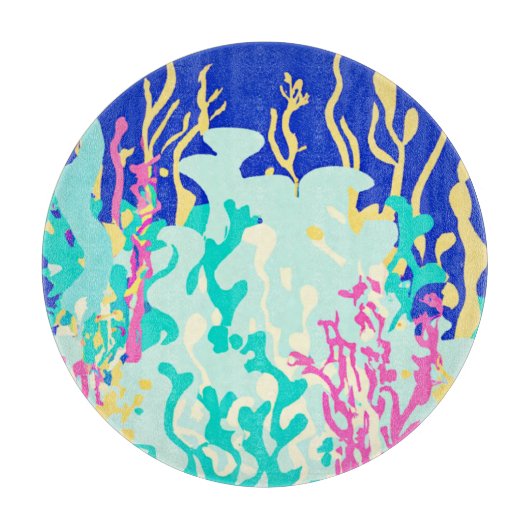 Planche À Découper Belle Design Motif Océanique. Commandez dès mainte (Devant)