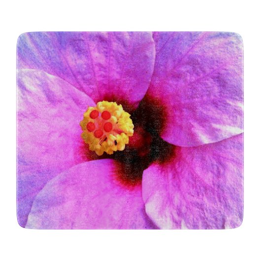 Planche À Découper Belle Fleur De Floraison Rose Nature (Devant)