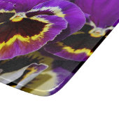 Planche À Découper Belle fleur pourpre de pensée (Coin)