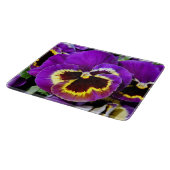 Planche À Découper Belle fleur pourpre de pensée (Coin)