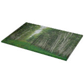 Planche À Découper Belle forêt de bouleaux (Coin)
