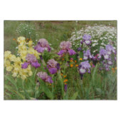 Planche À Découper Belle Iris Fleur violet Fleur Photo (Devant)