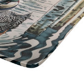 Planche À Découper belle laine sur l'eau en aquarelle (Coin)