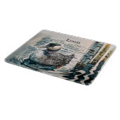 Planche À Découper belle laine sur l'eau en aquarelle (Coin)