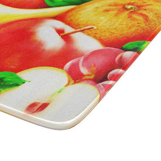 Planche À Découper Belle Peinture Tropicale De Fruits. Commandez dès (Coin)