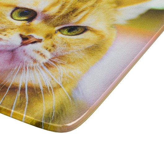 Planche À Découper Belle photo d'un mignon chat. Commandez dès mainte (Coin)