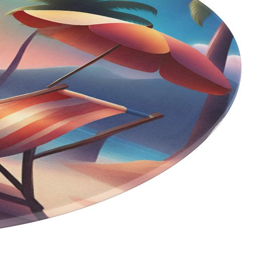 Planche À Découper belle plage (Coin)