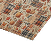 Planche À Découper Belle Plaid d'Automne (Coin)