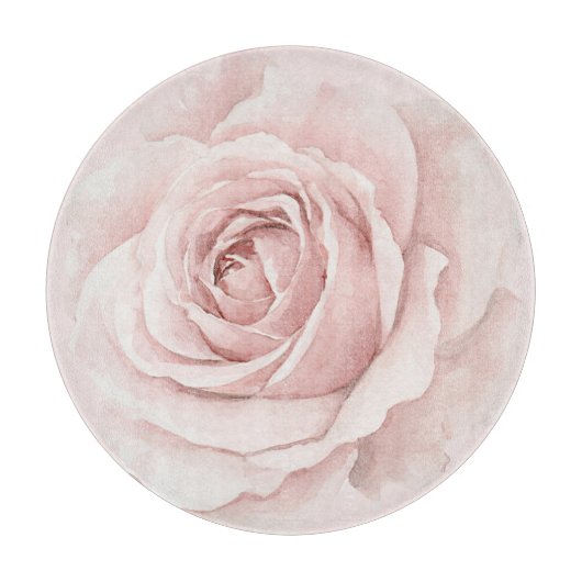 Planche À Découper Belle Rose Belle Fleur Rose (Devant)