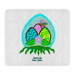 Planche À Découper Belle table de coupe des oeufs de Pâques