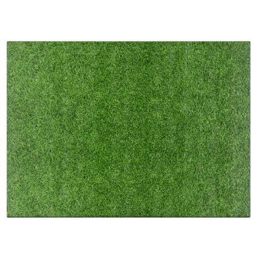 Planche À Découper Belle texture d'herbe verte de terrain de golf (Devant)