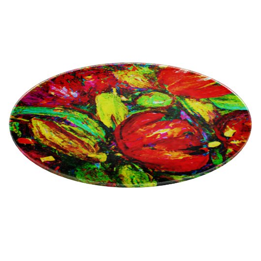 Planche À Découper "Belles Fleurs" Beau Art. Acheter Maintenant (Coin)