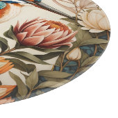 Planche À Découper Belles fleurs d'Alcyon et de Protéa (Coin)