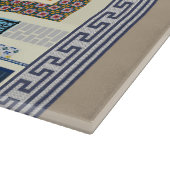 Planche À Découper Belles maisons portugaises avec tuiles ou azulejos (Coin)