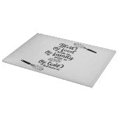 Planche À Découper Bénis soit la nourriture (Coin)