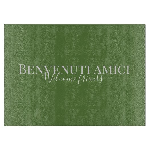Planche À Découper Benvenuti amici Welcome (Devant)