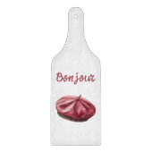 Planche À Découper Béret Rouge Bonjour (Devant)