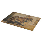 Planche À Découper Berger à cheval (Art équestre) (Coin)