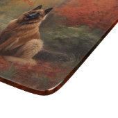 Planche À Découper Berger belge en automne Leaves automne Inspire (Coin)