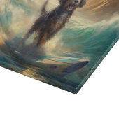 Planche À Découper Bernedoodle Beach Surf Peinture (Coin)