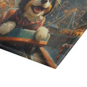 Planche À Découper Bernedoodle Roller Dessous de verre Noël (Coin)